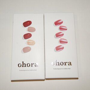 Ohora N Rosewood ND 047 & N Pink Chrome MD 001 G - Semi Cured Gel Nails